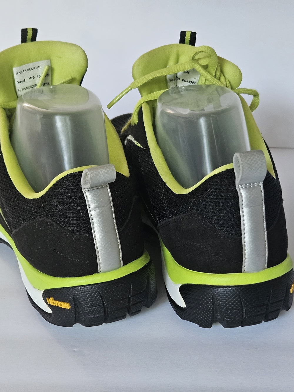 ABEO Aero Ankaa Women's Size 9 Black Lime Green Athletic Running Shoes Vibram - Picture 10 of 15